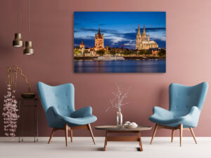 Wall Art | Old town and cathedral in Cologne