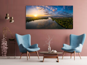 Wall Art | Panorama of the Maschsee lake in Hannover