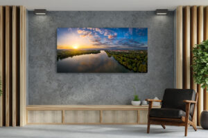 Wall Art | Panorama of the Maschsee lake in Hannover