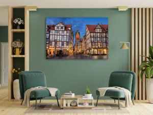 Wall Art | Old town of Hannover at night