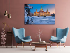 Wall Art | Town Hall of Hannover in winter