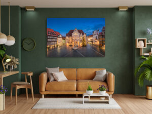 Wall Art | Market square and Town Hall of Hildesheim