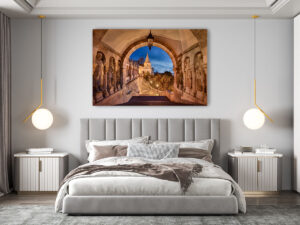 Wall Art | Fishermans bastion in Budapest at night