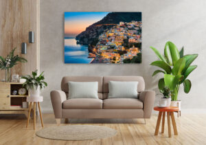 Wall Art | Sunset in Positano at the Amalfi Coast