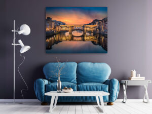 Wall Art | Sunrise at the Ponte Vecchio in Florence