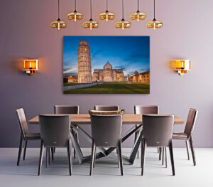 Wall Art | Leaning Tower of Pisa at night