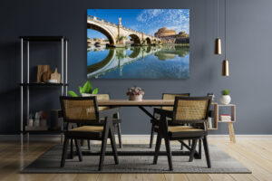 Wall Art | Bridge and castle Sant Angelo in Rome