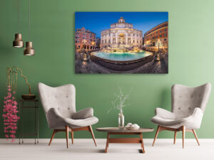 Wall Art | Trevi Fountain in Rome by night