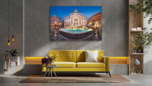 Wall Art | Trevi Fountain in Rome by night