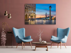 Wall Art | San Marco square in Venice at night