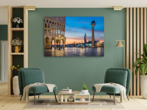 Wall Art | San Marco square in Venice at night