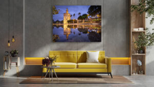 Wall Art | Torre del Oro in Seville at night