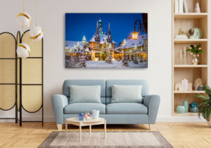 Wall Art | Town Hall of Wernigerode during winter