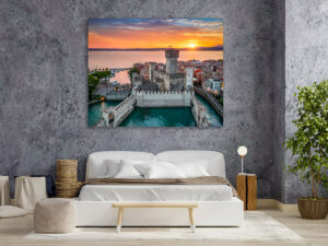 Wall Art | Scaliger Castle in Sirmione on Lake Garda