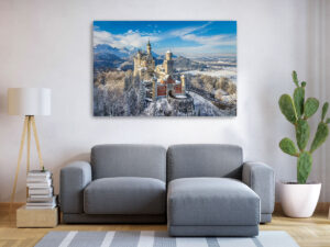 Wall Art | Neuschwanstein Castle on a winter day